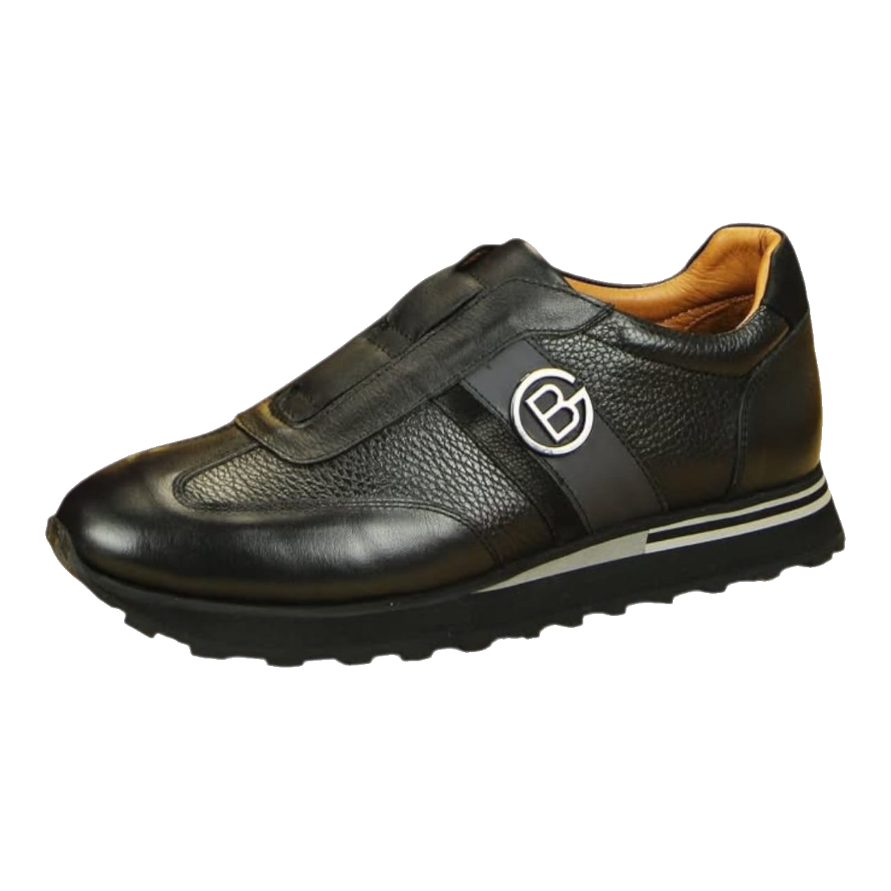 Men’s Smart-Casual Leather Slip-On Shoes